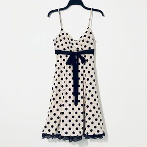 Macy’s Cocktail Dress (Cream/Black)